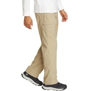Eddie Bauer Men's Tech Pants - TAN, Size‎ 32X34